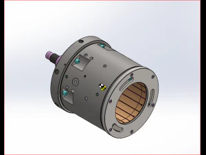 mandril de pinça de ângulo duplo Modelo 3D