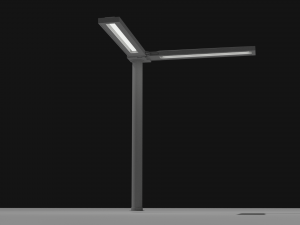 simple high tech lamppost 3D Модель
