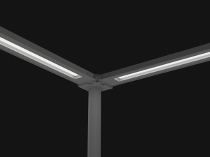 simple high tech lamppost 3D Model
