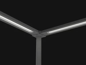 simple high tech lamppost 3D Model