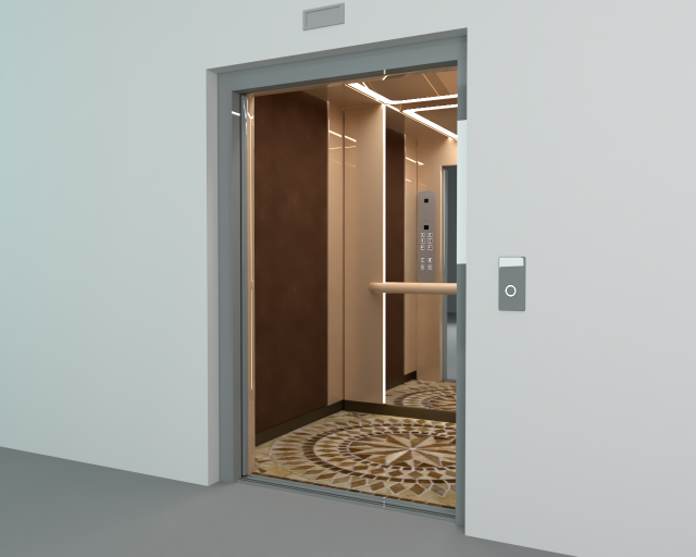 luxury elevator 3D Model .c4d .max .obj .3ds .fbx .stl .blend 