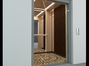 luxury elevator 3D Model