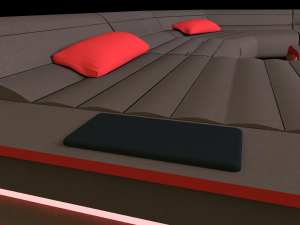 modern sofa Model 3D