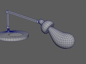 projeto de lumin&aacute;ria de mesa Modelo 3D