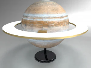 saturn desk lamp 3D Model