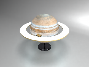 saturn desk lamp Model 3D