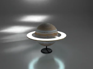 saturn desk lamp 3D Model