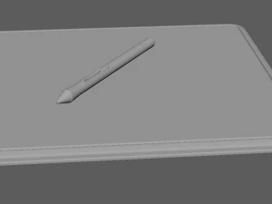 digital pen and tablet 3D Model