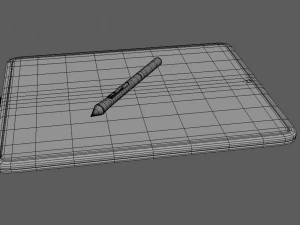 digital pen and tablet 3D Model