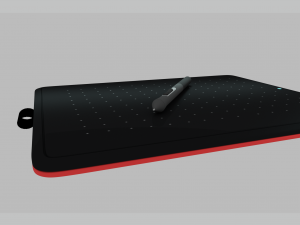 digital pen and tablet Model 3D