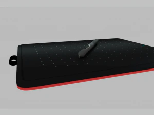 digital pen and tablet 3D Model