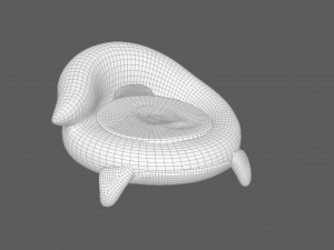 fox chair Modelo 3D
