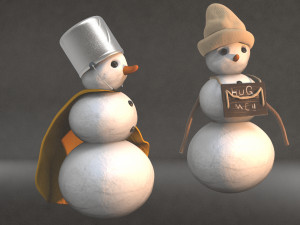snowman Modelo 3D