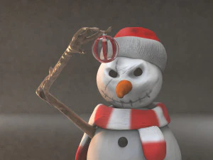 雪人 3D 模型