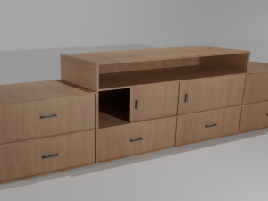 living room rack 3D मॉडल