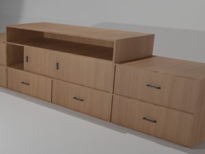 living room rack 3D Model