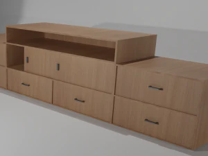 living room rack 3D Model