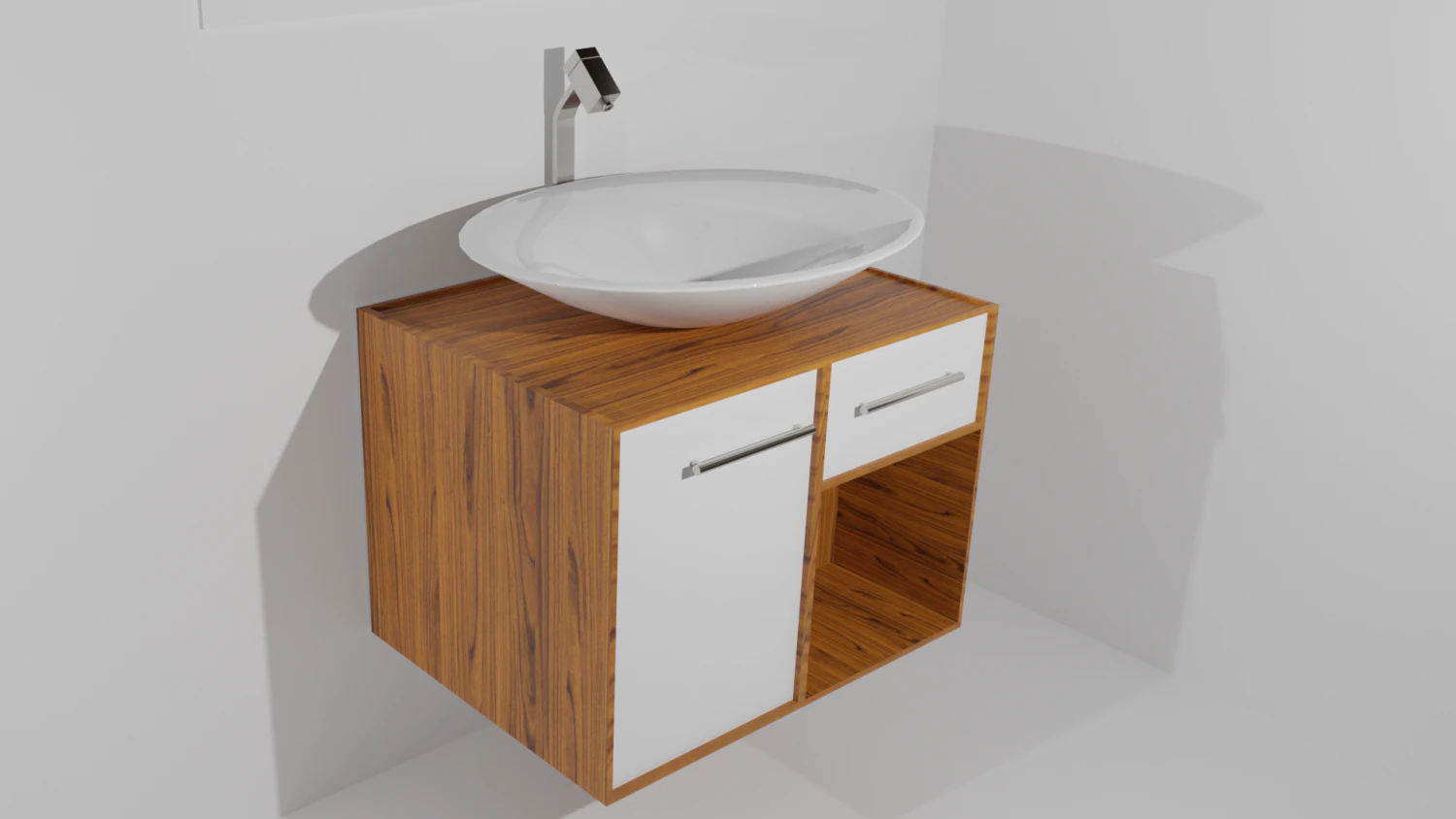bathroom sink 3d 3D Model .c4d .max .obj .3ds .fbx .stl .blend 