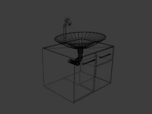 bathroom sink 3d 3D Model