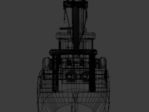 fishing boat low poly 3D 모델