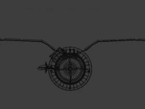 sat&eacute;lite baixo poli Modelo 3D
