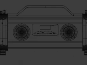 altoparlante mobile Modello 3D