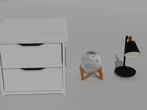lamp and table to use in the bedroom Modelo 3D