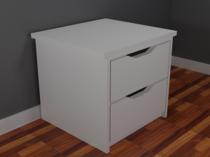 lamp and table to use in the bedroom 3D मॉडल