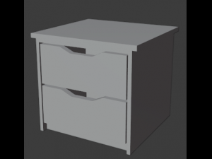 lamp and table to use in the bedroom 3D मॉडल