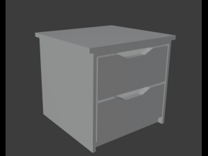 lamp and table to use in the bedroom 3D मॉडल