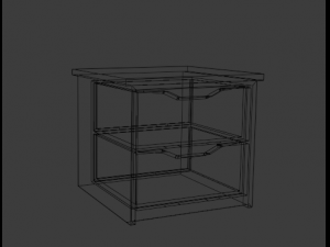 lamp and table to use in the bedroom 3D मॉडल