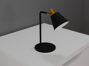 lamp and table to use in the bedroom 3D मॉडल