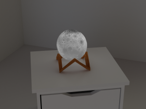 lamp and table to use in the bedroom 3D मॉडल