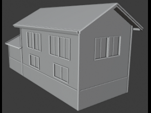american house Model 3D