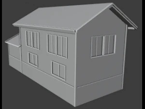 casa americana Modelo 3D