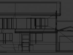 american house Model 3D