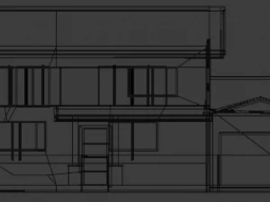 casa americana Modelo 3D
