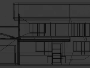 casa americana Modelo 3D