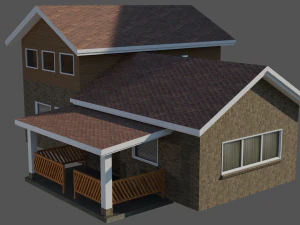 north america model house 2 3D Model