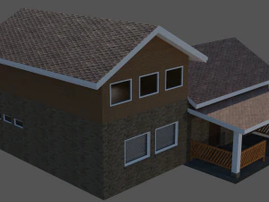 north america model house 2 3D Model
