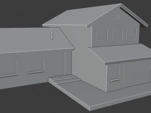 north america model house 2 Modelo 3D