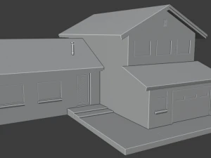 north america model house 2 3D Model
