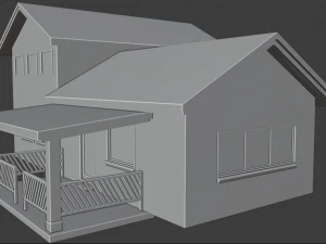 north america model house 2 3D Model