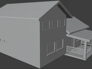 north america model house 2 3D Model