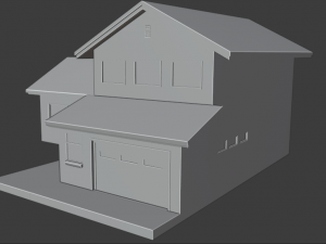 north america model house 2 Modelo 3D