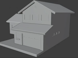 north america model house 2 3D Model