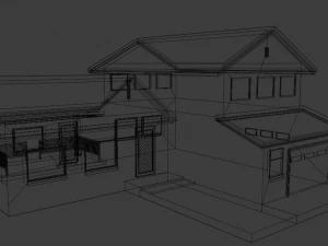 north america model house 2 3D Model