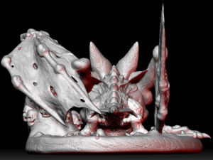 camazotz 3D 프린트 모델