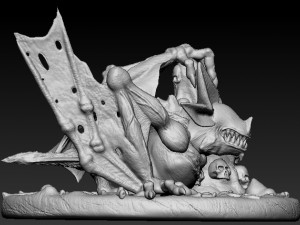camazotz 3D 프린트 모델