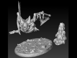 camazotz 3D 프린트 모델